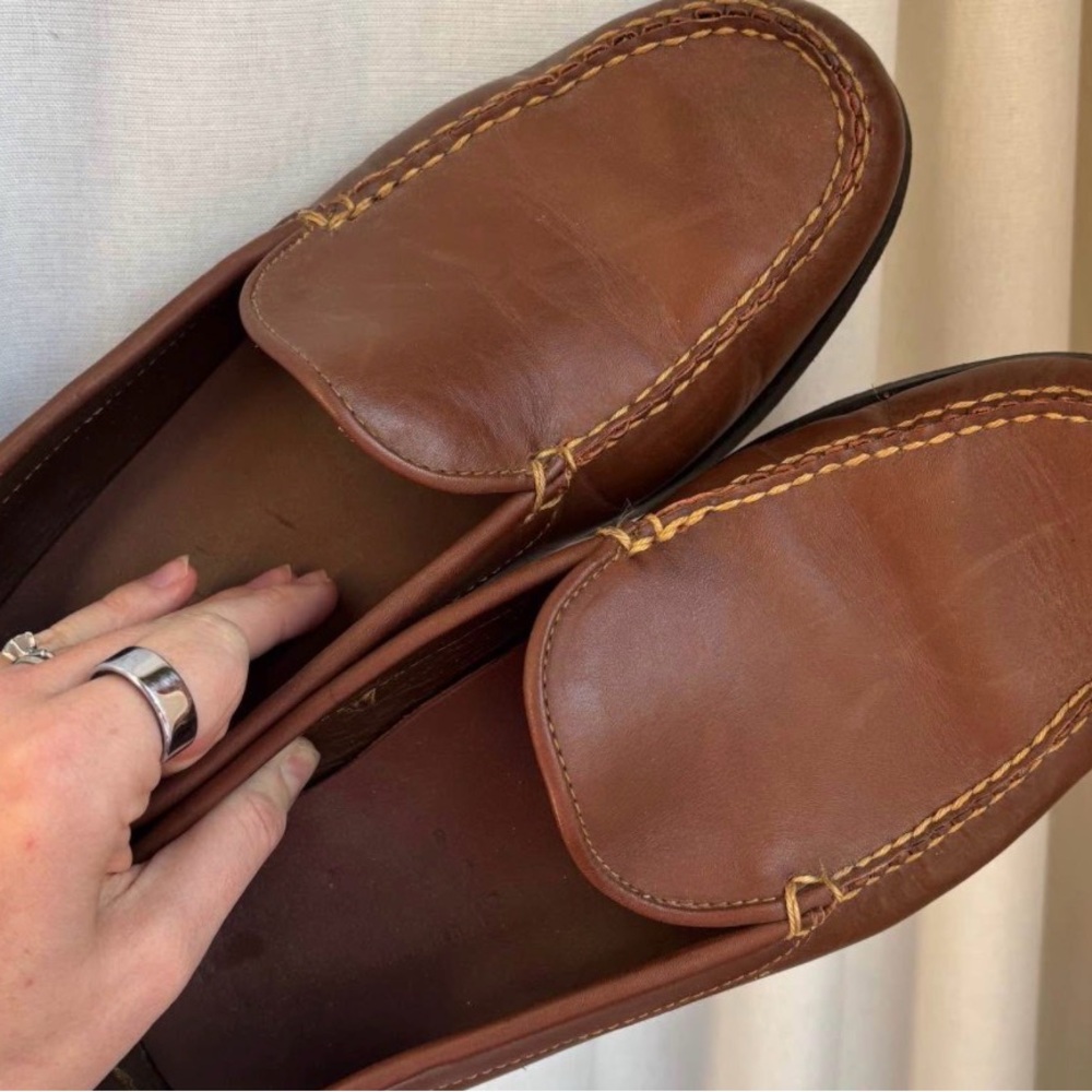 Classic Brown Leather Loafers